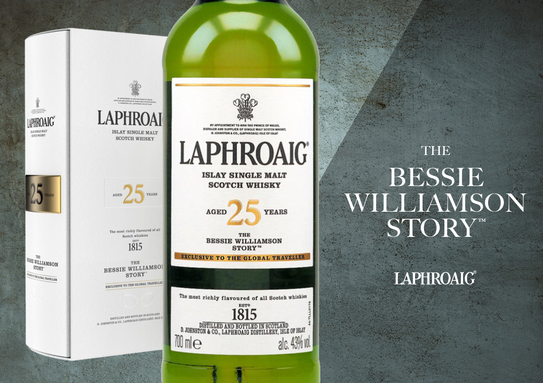 Recension – Laphroaig 25 YO ”The Bessie Williamson Story” - Islay